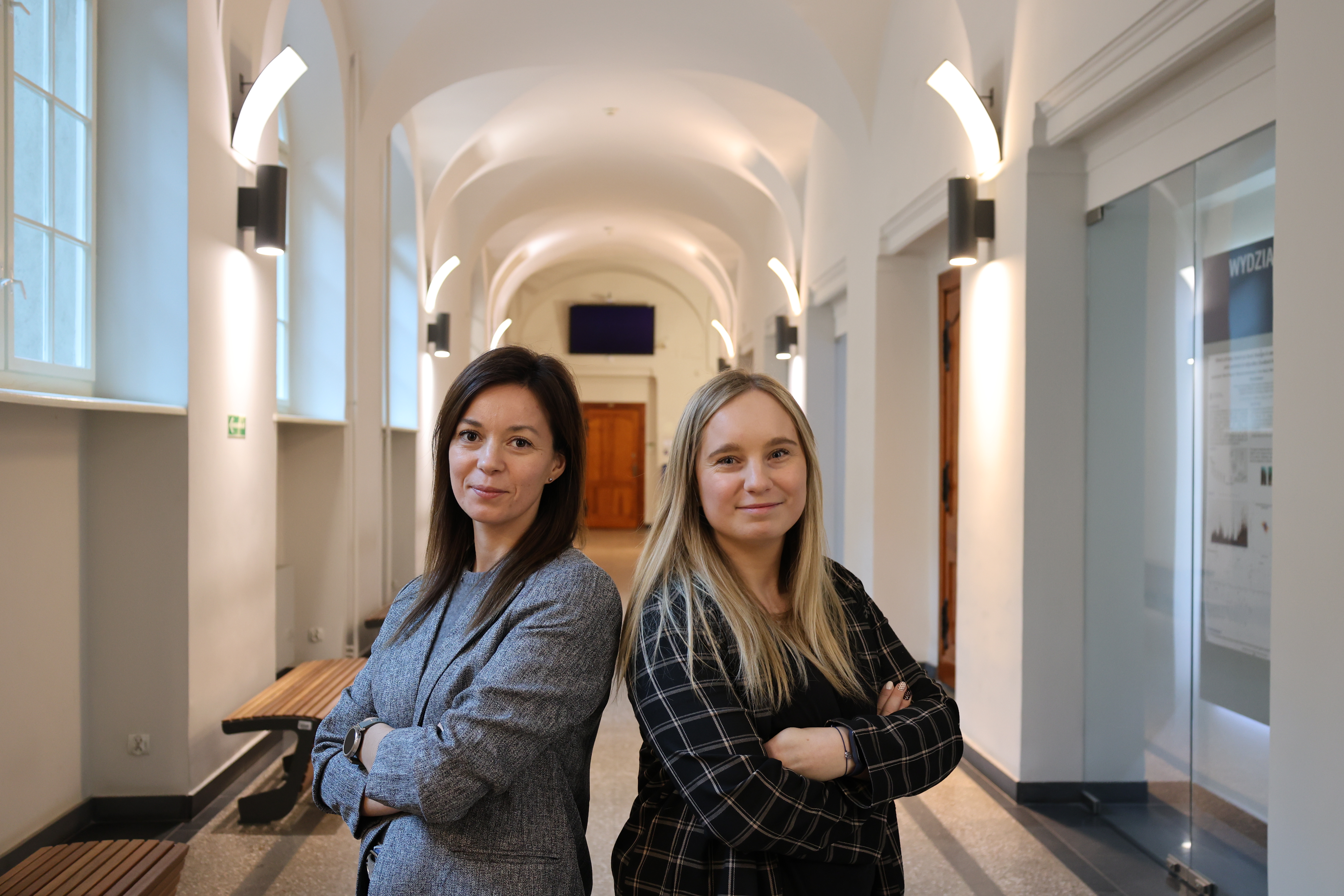 Zespół Promocji WILiŚ: Adrianna Matysek i Magdalena Głowienka